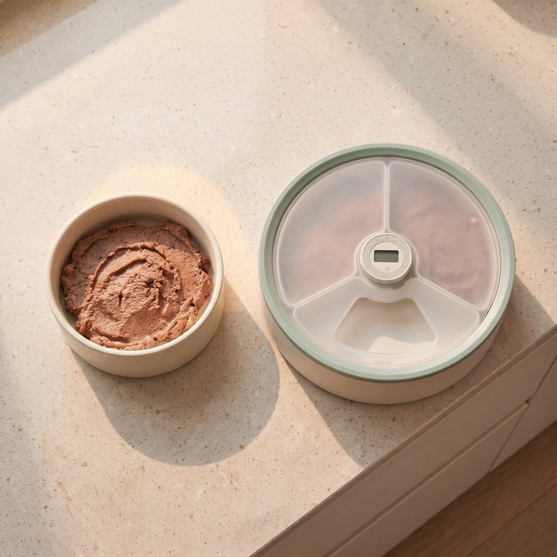 Open bowl vs the Coolabah Chilled Auto-Feeder