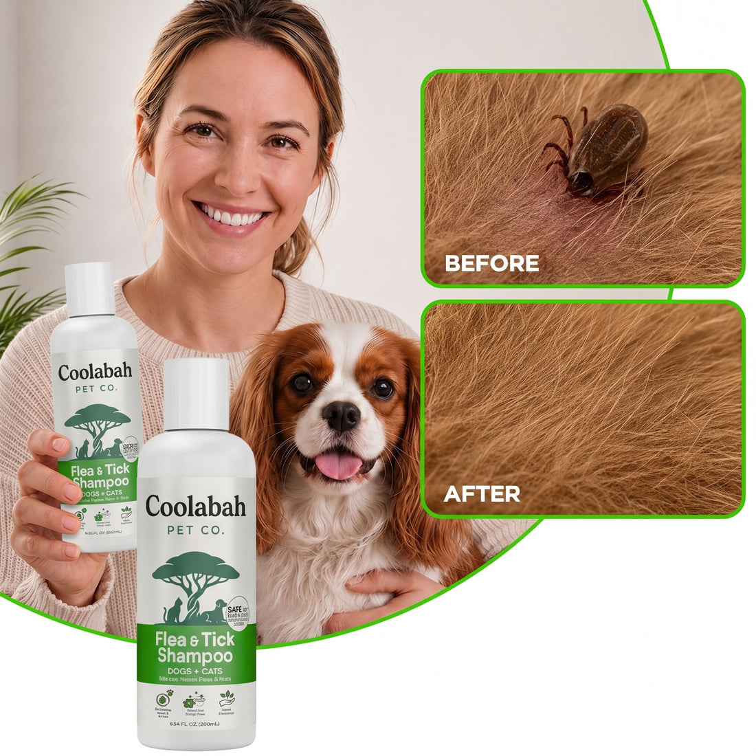 Flea & Tick Shampoo for Dogs - Coolabah Pet Co.