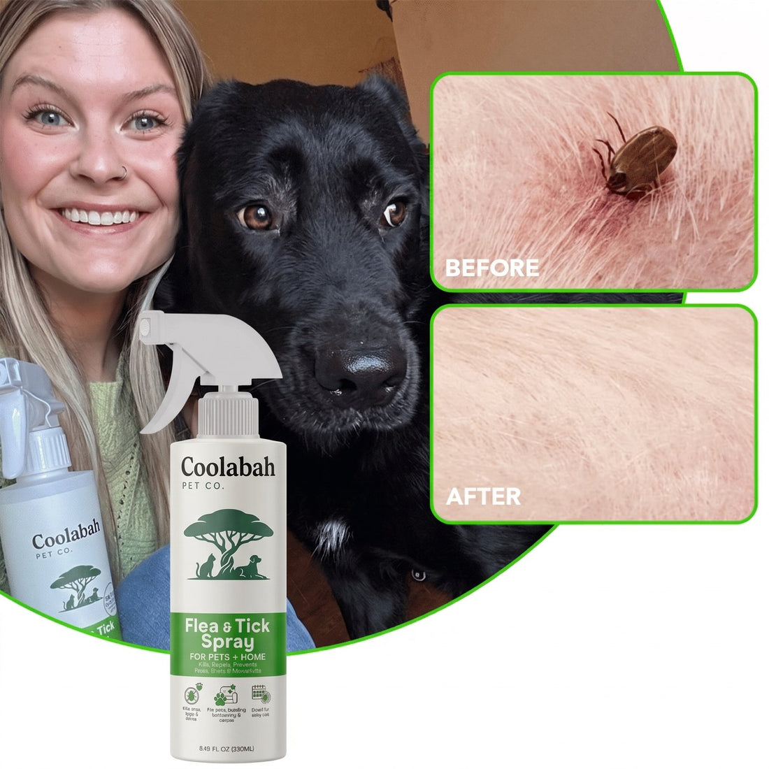 Flea & Tick Spray for Dogs - Coolabah Pet Co.
