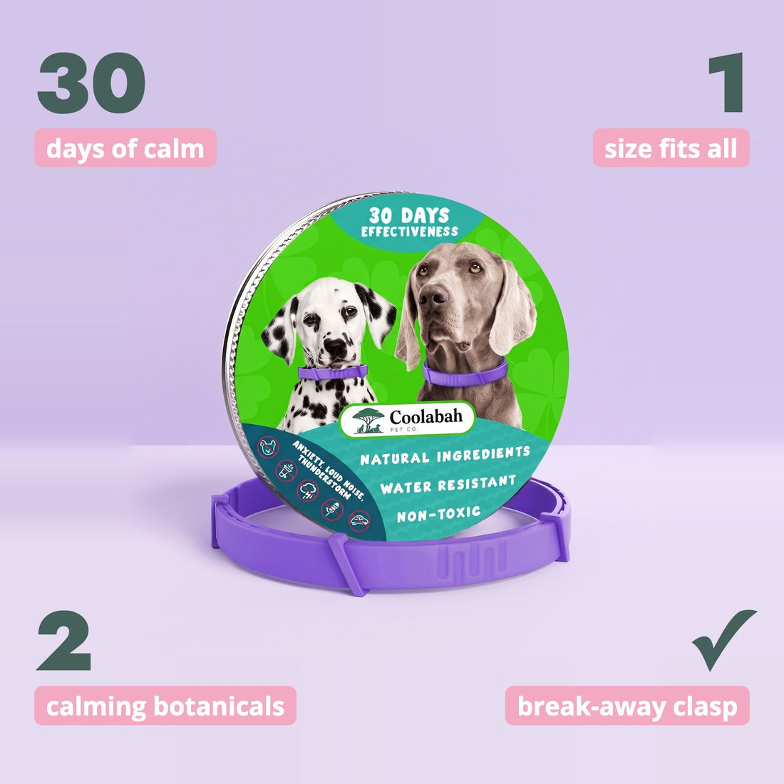 Calming Collar for Dogs at a glance