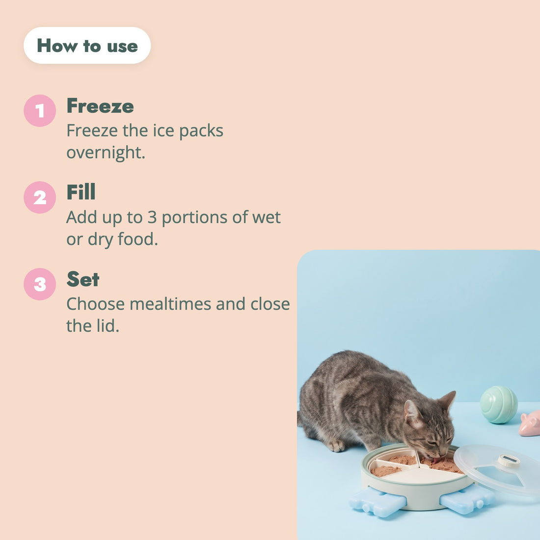 How to use the Coolabah Chilled Auto-Feeder